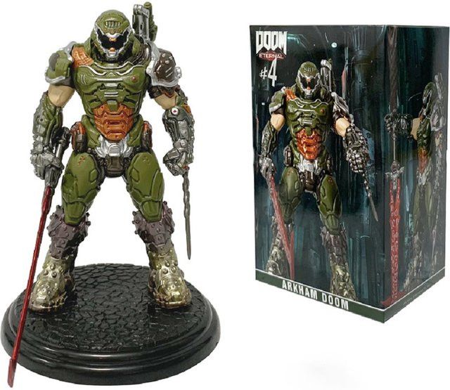 Bandai Doom Slayer Action Figure aus PVC als Sammlerstatue und Desktop Ornament, Höhe: 21 cm - Bild 1
