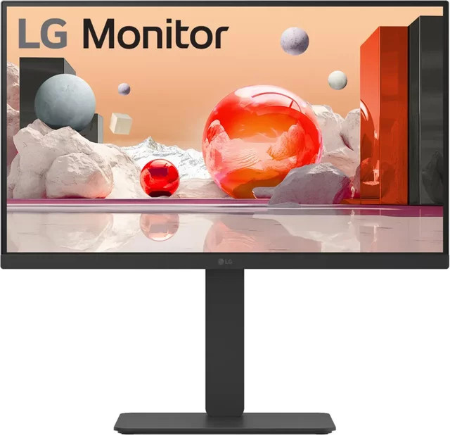 LG 24BA750-B LED-Monitor Full HD IPS mit USB-C in Schwarz - Bild 1