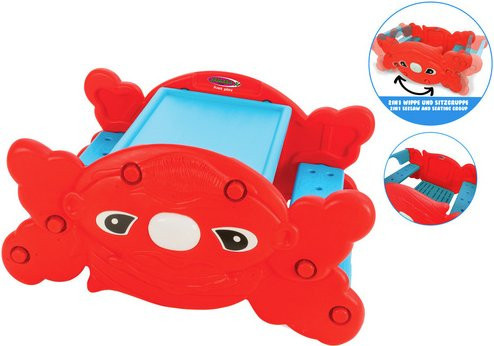 Jamara Kindermöbel-Set Sit and Swing 2in1 aus Kunststoff, rot, B/T/H: 108 x 54 x 80 cm - Bild 1