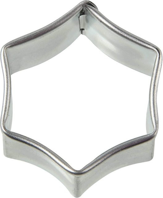 Zenker Ausstecher Hexagon, Silber, Edelstahl, B/T: 3,3 x 3,7 cm - Bild 1