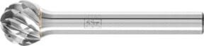 PFERD TOOLS Hartmetall Hochleistungsfrässtift STEEL Kugel KUD in Silber, Durchmesser: 12 mm, Schaft-Ø: 6 mm, für Stahl - Bild 1