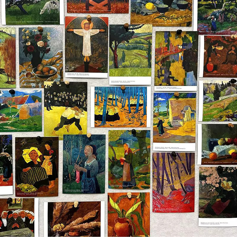 30 Stück Paul Sérusier Postkarten mit Ölgemälden, bunte Kunstkarten-Kollektion aus Papier für Kunstliebhaber - Bild 2