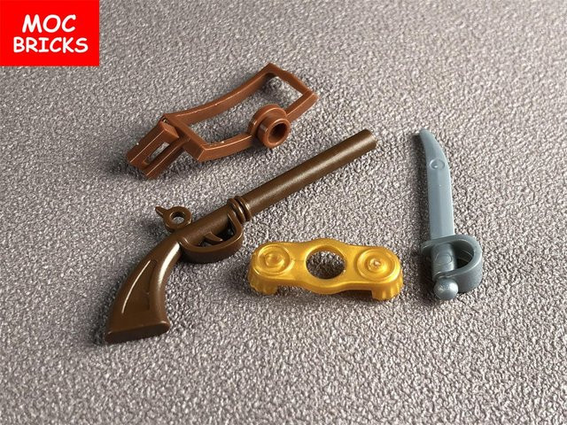 Yiran toy MOC Steine Piraten Steinschloss, 6-teiliges Set, ab 12 Jahren - Bild 1