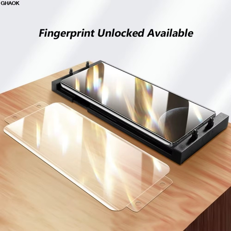 2 Stück Keramik-Softfolie Sichtschutzfolie mit Vollkleber für Samsung Galaxy S25 S26 S24 S23 Ultra S22 S21 S20 Note 10 20 Ultra transparent - Bild 3