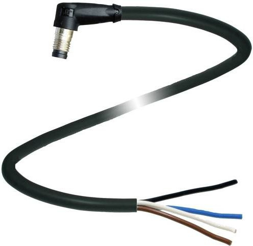 Pepperl+Fuchs Sensor-Aktor-Steckverbinder 70130073, konfektioniert, 4 Polzahl, schwarz, Länge: 1 m - Bild 1