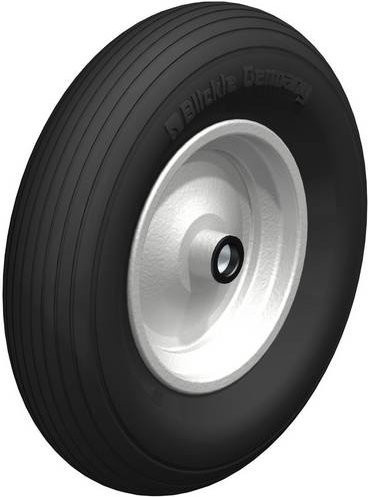 Blickle Rad-Luftreifen P 401/25-90R in Schwarz und Silber mit Stahlfelge, Durchmesser: 400 mm, Tragfähigkeit: 250 kg - Bild 1