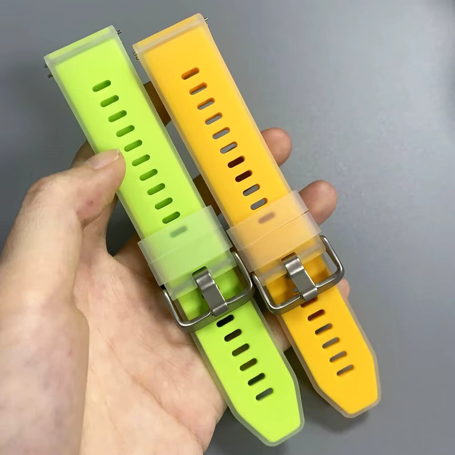 Uhrenarmband Silikon, Bunt, Unisex, 22 mm - Bild 2