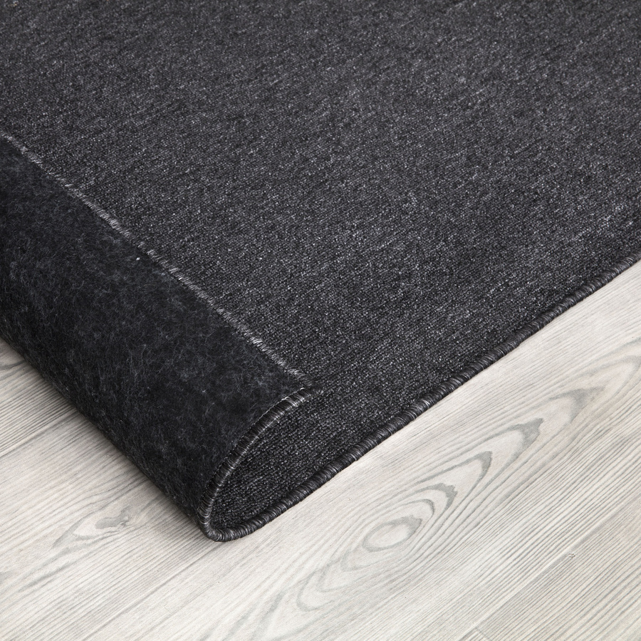 Flachgewebe-Teppich Barca in Anthrazit, B: 240 cm, T: 330 cm - Bild 3