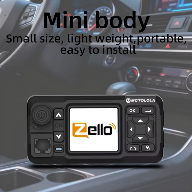 Motorola 4G LTE Android Zwei-Wege-Walkie-Talkie mit GPS, WiFi und Bluetooth in Schwarz für Fahrzeugflotten und Transport - Bild 4