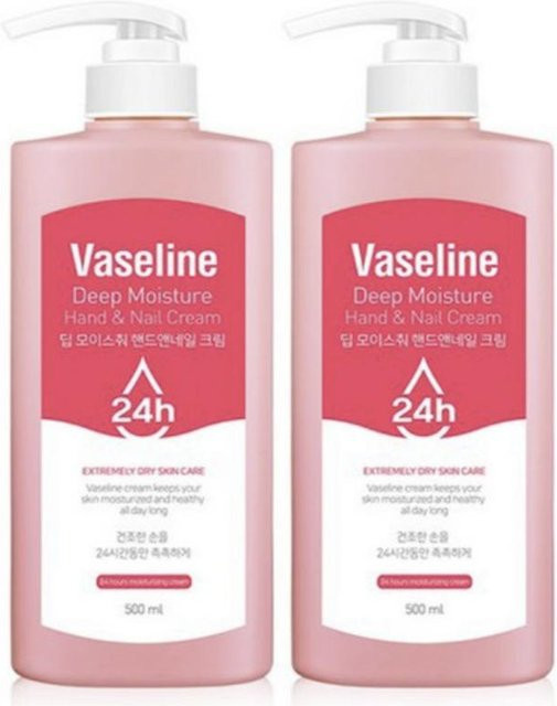 C2Y Vaseline Hand- & Nagelcreme, 2 x 500 ml, Unisex - Bild 1