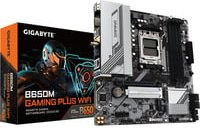 Gigabyte B650M GAMING PLUS WIFI Mainboard AM5 DDR5 mit Wi-Fi und Bluetooth in Schwarz/Silber - Bild 1
