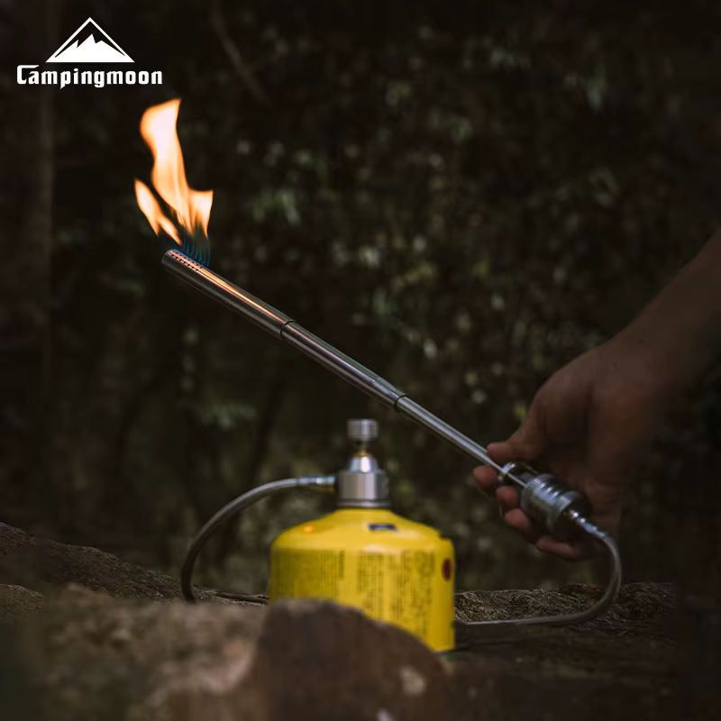 CAMPINGMOON Gas-Flammenpistole mit Isobutan für Camping und BBQ als Feuerstarter und Brenner - Bild 3