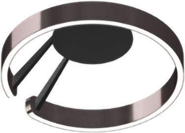 Occhio Mito aura 40 LED-Wand- und Deckenleuchte in Schwarz matt mit Phantom-Narrow Kopf und Occhio air Modul für x-tra warmes Licht (2200K - 3500K) - Bild 1
