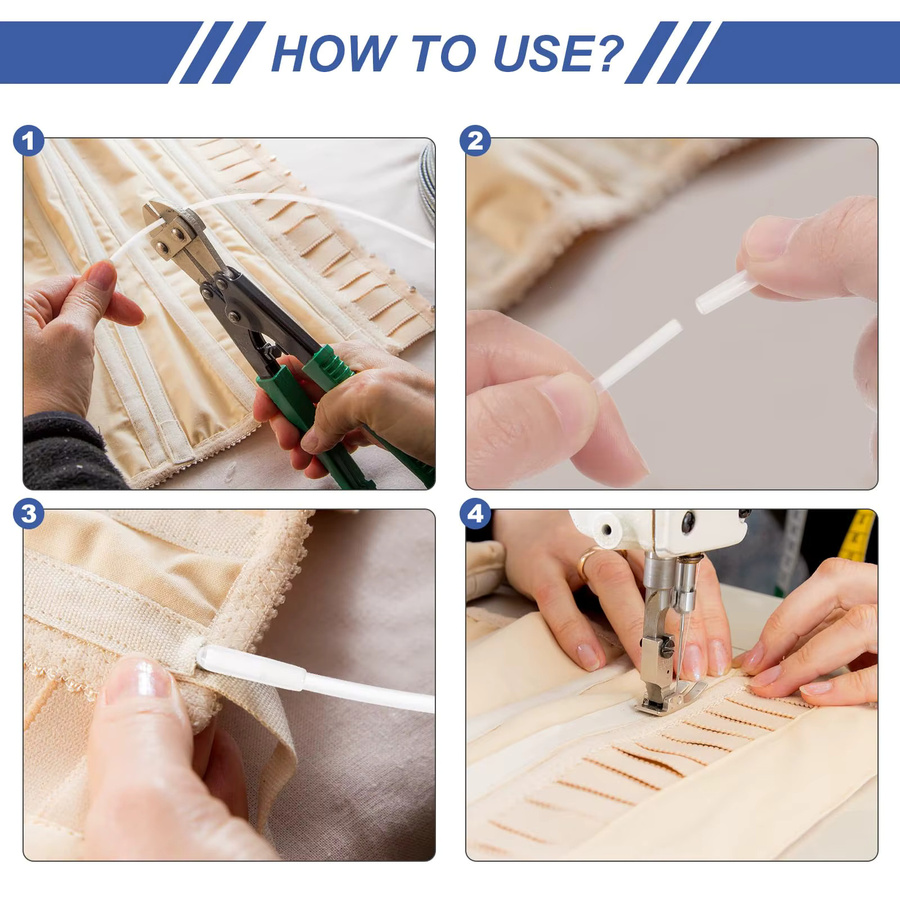 PP-Kunststoff-Endkappen für Näharbeiten und DIY-Projekte in 2 mm, 2,5 mm und 3 mm Stärke - Bild 4