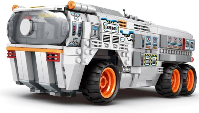 Reobrix 99004 Transportfahrzeug Klemmbaustein RC Fahrzeug 1298 Teile ab 14 - Bild 1