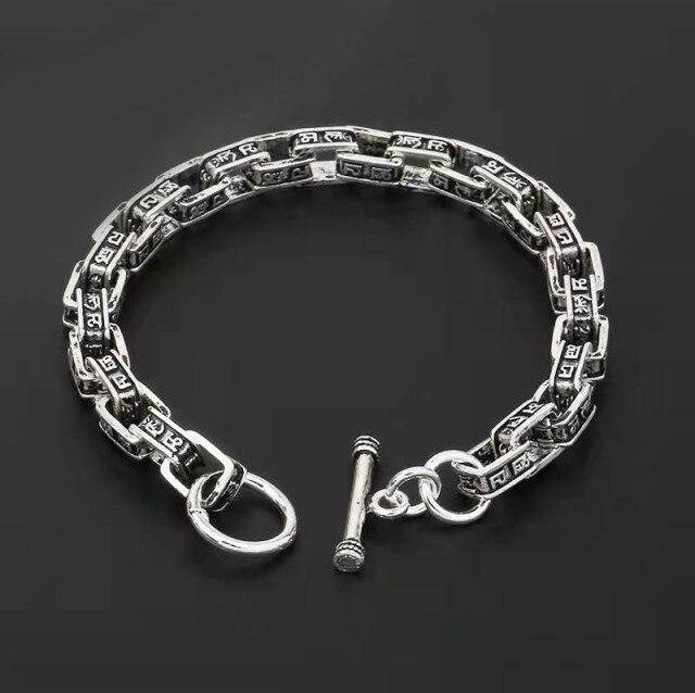 Allbestart Armband, Zinklegierung, gray, Herren, 18cm - Bild 1