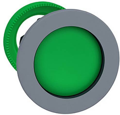 Schneider Electric ZB5FA36C0 Drucktaster-Frontelement in Grün und Grau, bündig montiert, IP69K Schutzart, aus Kunststoff - Bild 1