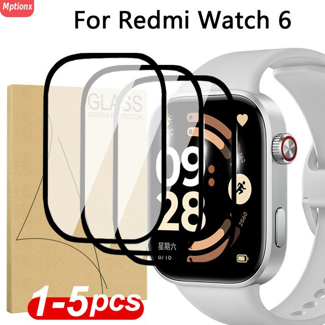Mptionx Displayschutzfolie für Xiaomi Redmi Watch 6, transparent, Unisex - Bild 1