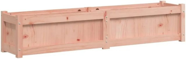 vidaXL Pflanzkübel aus Massivholz Douglasie in Braun, Höhe: 150 cm, Breite: 31 cm, Tiefe: 31 cm - Bild 1