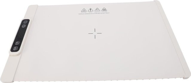 Elektrische Warmhalteplatte KaiSai aus Silikon mit Vollflächenheizung, aufrollbar und tragbar, 3 Temperatureinstellungen, beige - Bild 1