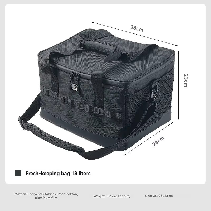 CAMPINGMOON BC-300 Outdoor-Kühlpack in Schwarz zur Konservierung von Lebensmitteln und Getränken - Bild 5