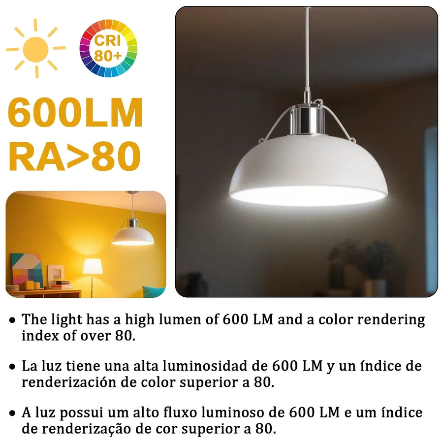 RGB LED E27 Leuchtmittel mit Fernbedienung, 6W dimmbar, Multicolour - Bild 2