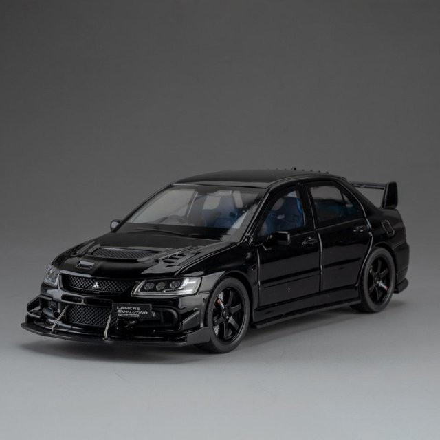 Mini GT Mitsubishi Lancer Evolution EVO Neunter, Modellauto, 1:32, schwarz, ab 14 Jahren - Bild 1
