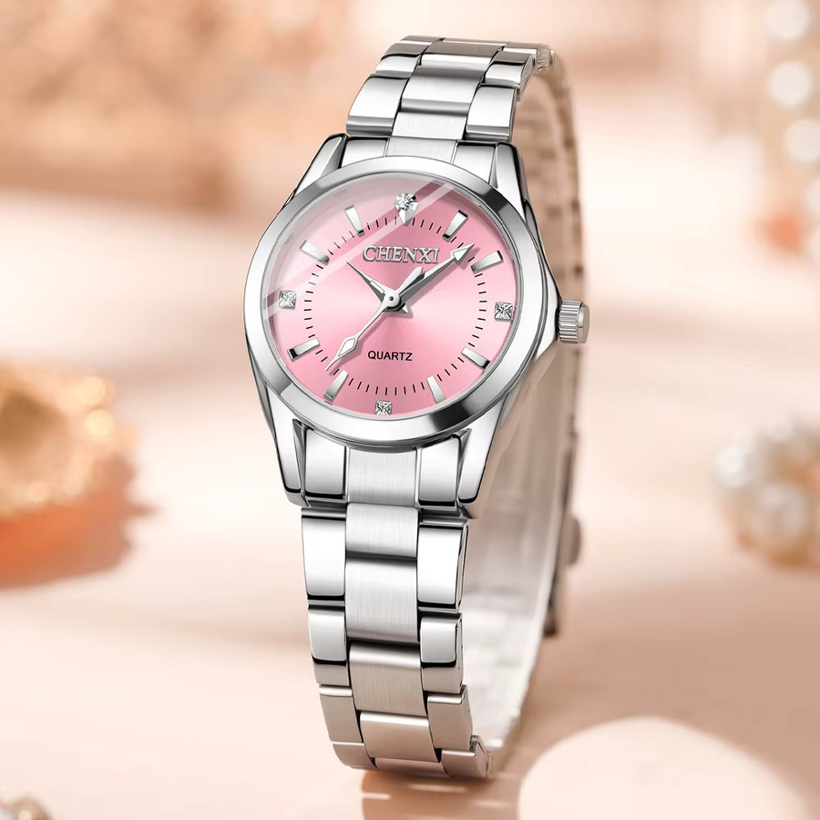 CHENXI Armbanduhr Edelstahl, Quarz, Schwarz, Damen - Bild 2