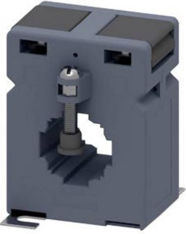 Siemens Stromwandler 4NC5225-2DE21 1phasig, Primärstrom 400A, Sekundärstrom 5A, Leiterdurchführung Ø: 28mm, grau - Bild 1