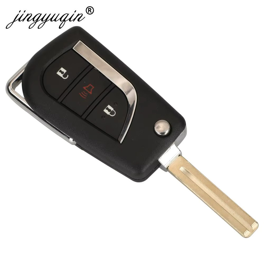 jingyuqin HYQ1512V Modifizierter Klapp-Fernbedienungsschlüssel 312MHz 4D68/4C in Schwarz für Lexus LX470 GX470 2003-2009 RX300 1992-2002 TRK-LEX-10-3 - Bild 3