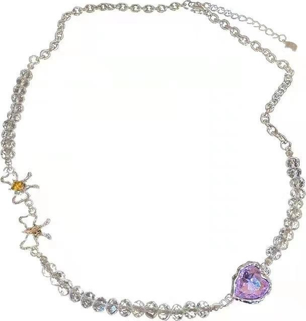 Perlenkette Love Bow, weiß, Damen - Bild 1