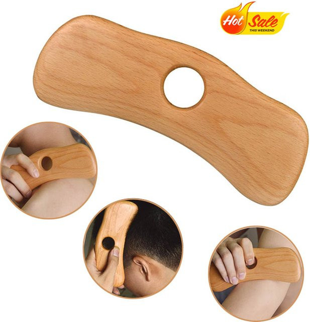 SPEAE Gua-Sha-Tool aus Holz, Unisex - Bild 1