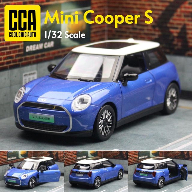 Linyi toy car Mini Cooper S Ev Spielzeugauto Modell, 1:32, Metall, mit Licht und Sound, ab 14 Jahren - Bild 1