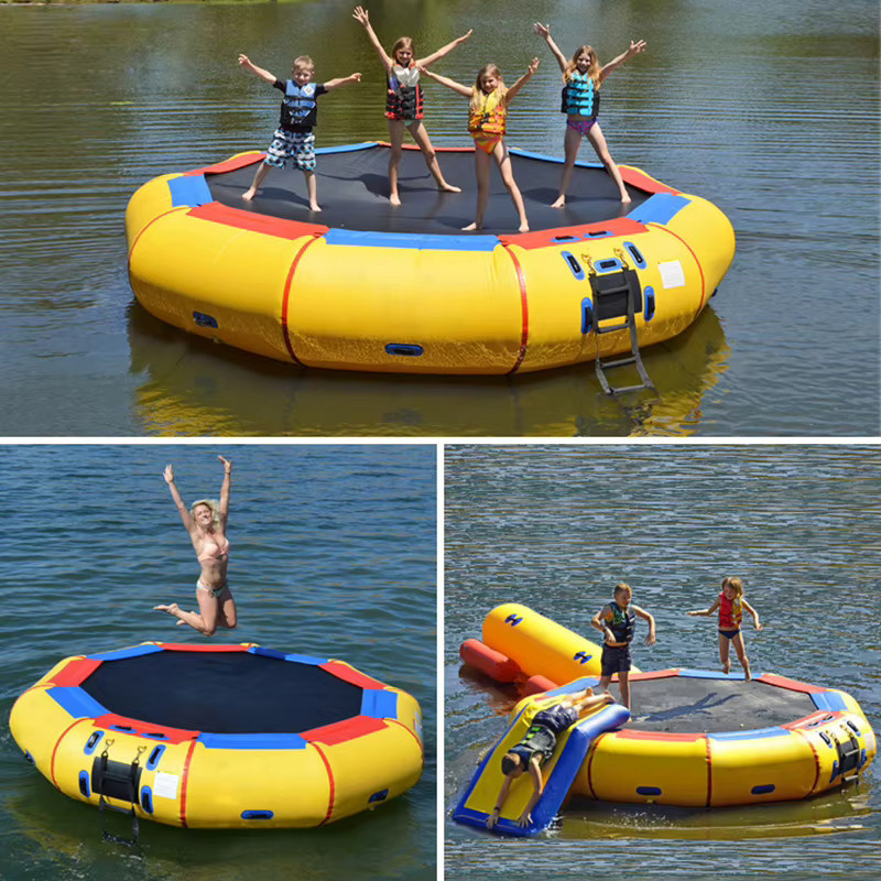LIADUS Aufblasbares PVC-Wassertrampolin, Bunt / Mehrfarbig - Bild 2