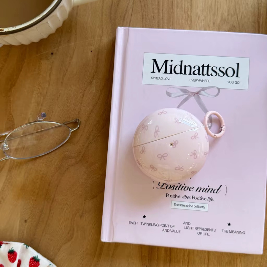 Rosa Stoßfeste Schutzhülle im Ballett-Stil mit Schleife für Huawei FreeBuds 7i 6i 5i SE3 und FreeClip 2 - Bild 2