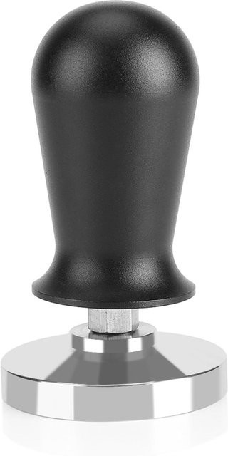 TOMTOP JMS Kaffee Tamper aus Edelstahl mit flacher Basis und ergonomischem Griff, Grau, Durchmesser: 51 mm oder 58 mm - Bild 1