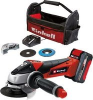Einhell Power X-Change Akku-Winkelschleifer TC-AG 18/115 Li Kit, 18V, Rot/Schwarz - Bild 1