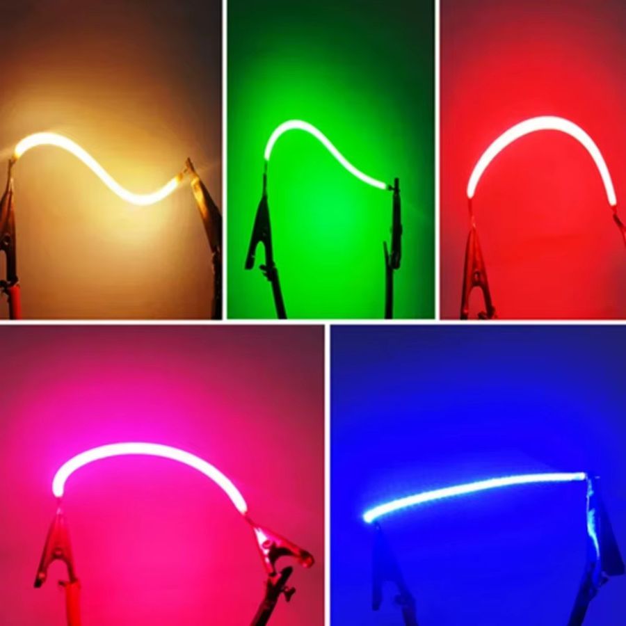 XUNATA LED COB Filament Flexible Edison Glühbirne Lampe Teile 3V für Dekoration - Bild 2