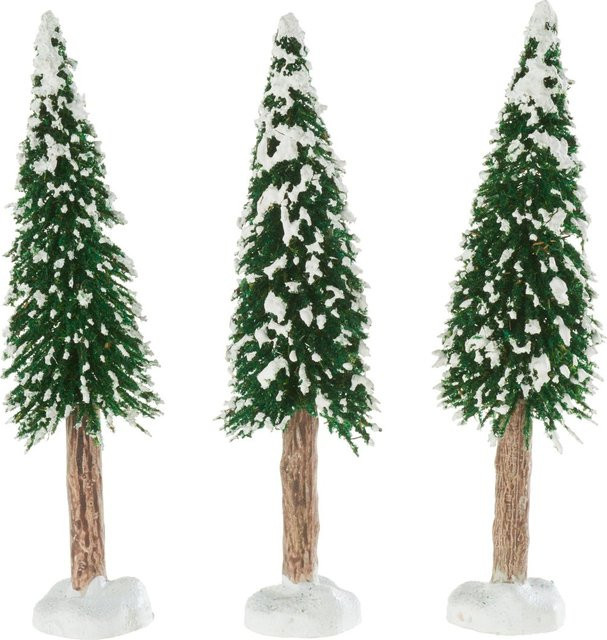 VBS Miniatur-Tannen Abies mit Schnee in Grün, 3 Stück für dein Tabletop - Bild 1