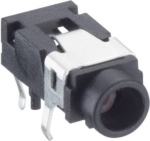 Lumberg 1503 30 Klinken-Einbaubuchse in Schwarz mit 3,5 mm Jack - Bild 1