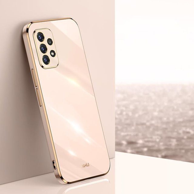 Silikon Handyhülle mit galvanisiertem Rahmen für Samsung Galaxy A72 A53 A52 A32 A22 4G/5G in verschiedenen Farben - Bild 1