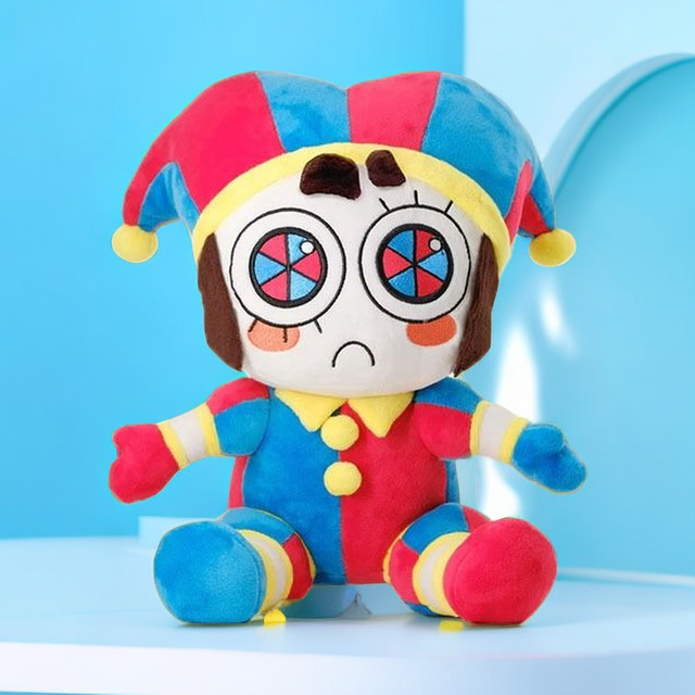 Bandai The Amazing Digital Circus Pomni Jester Clown Plüschtier, bunt - Bild 1