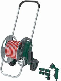 Mr. GARDENER Schlauchwagen-Set in Grau mit 30 m Schlauchlänge und 1/2 Zoll Anschluss - Bild 1