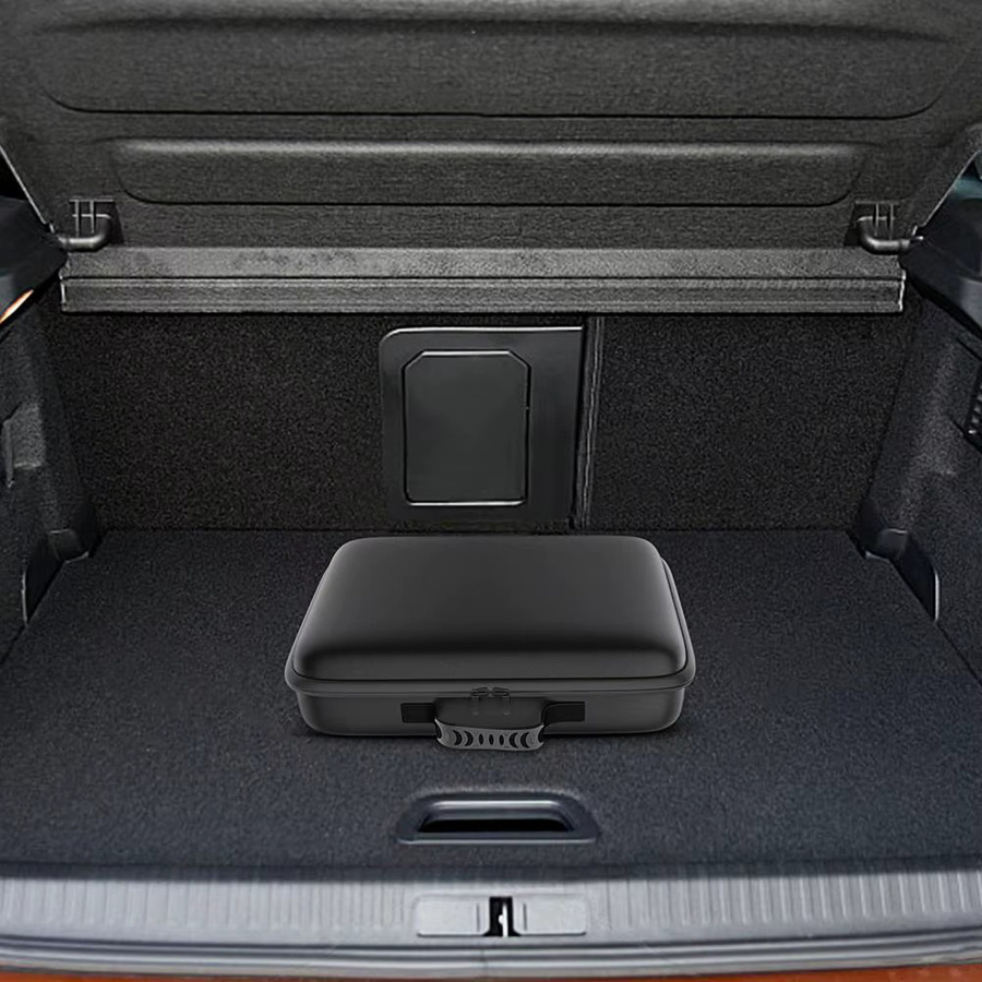 SZKOSTON Starlink Mini Reisetasche in Schwarz mit stoßdämpfendem Schaumstoff Innenschutz und Hartschale als tragbarer Aufbewahrungskoffer für Adapter und Kabel - Bild 4