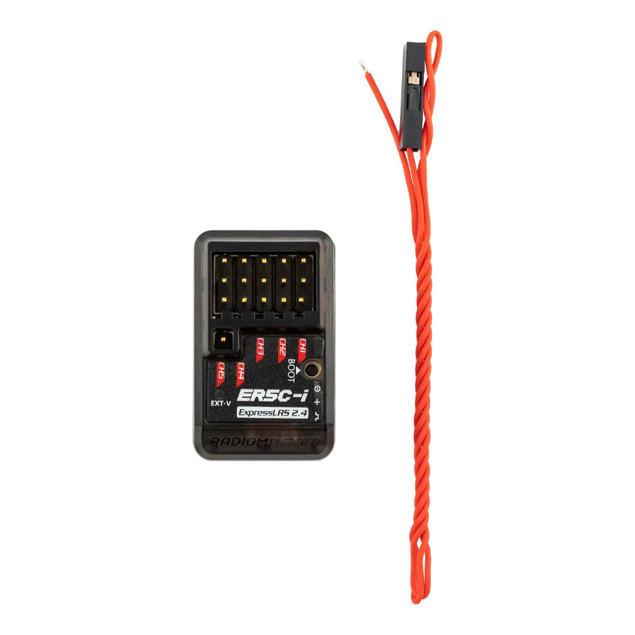 RadioMaster ER5C-i 5-Kanal ExpressLRS 2,4 GHz PWM-Empfänger mit integriertem TCXO in Schwarz - Bild 5