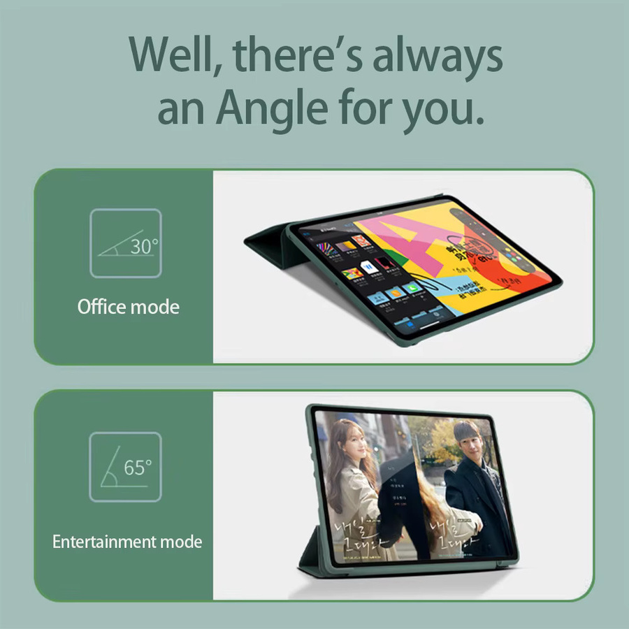 Samsung Galaxy Tab Hülle aus weichem Silikon mit Flip-Standfunktion in Schwarz - Bild 6