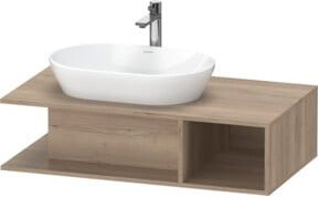 Duravit Waschtischunterschrank D-Neo, wandhängend, Braun, B/T/H: 100 x 55 x 26 cm - Bild 1