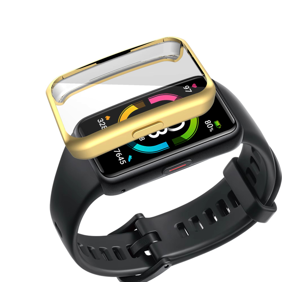 AKBNSTED Schutzhülle für Huawei Band 6/6 Pro, Silikon, transparent, Unisex - Bild 2