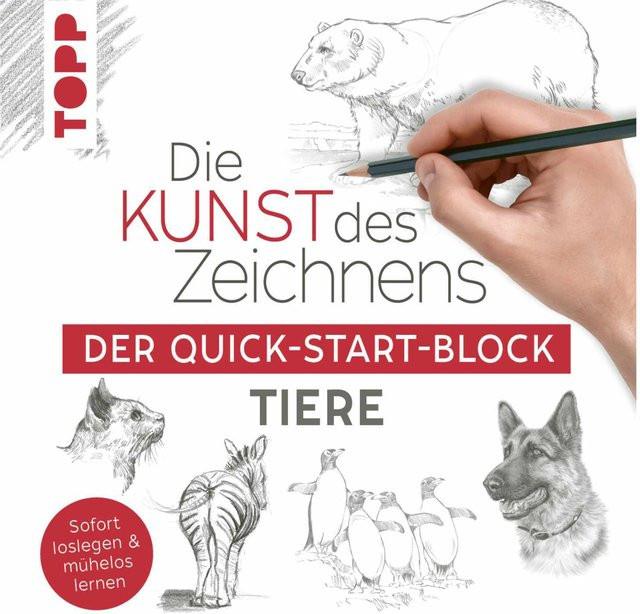 Frech Verlag Die Kunst des Zeichnens - Der Quick-Start-Block - Tiere - Bild 1