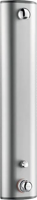 Delabie SECURITHERM Thermostat-Duschelement mit Selbstschluss in Alunox-Matt Silber - Bild 1